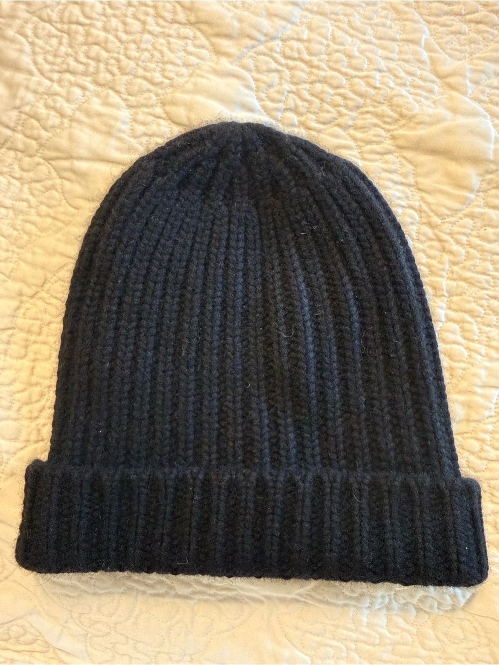HURRAY Cashmere Black Beanie